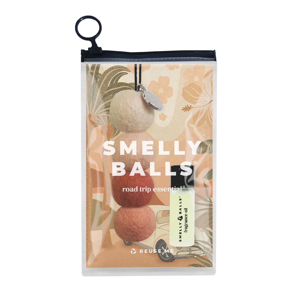 Rustic neutral Smelly Balls Reusable Air Freshener with Sunny Fragrance