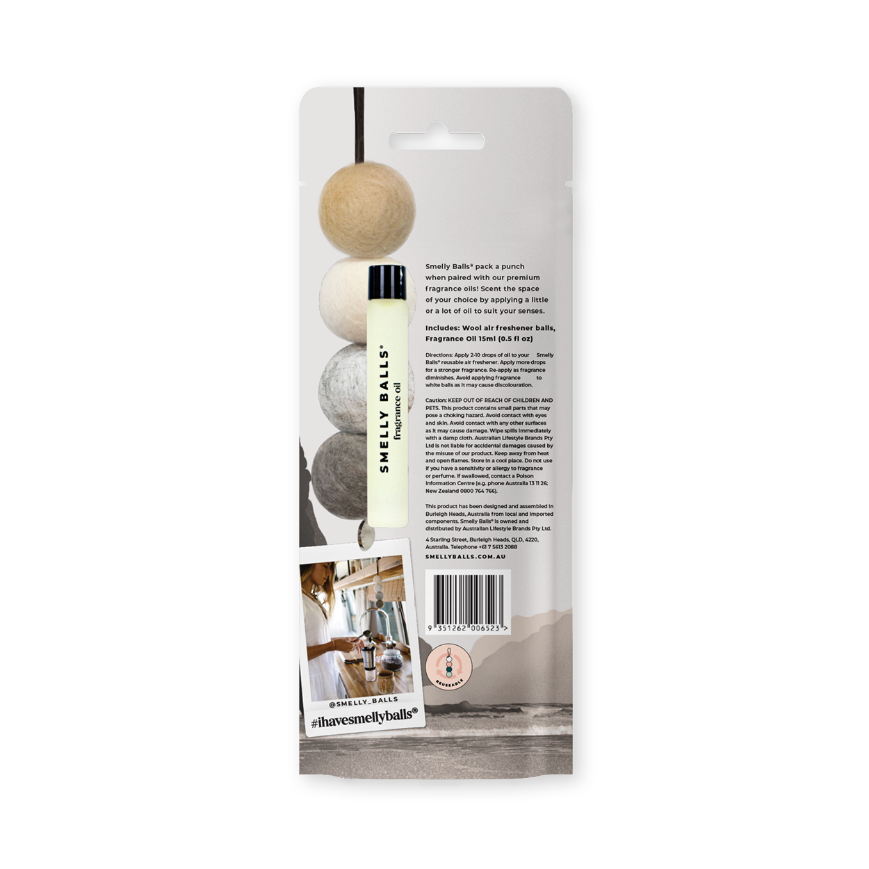 Soft Stone Home Smelly Balls With Coastal Drift Fragrance