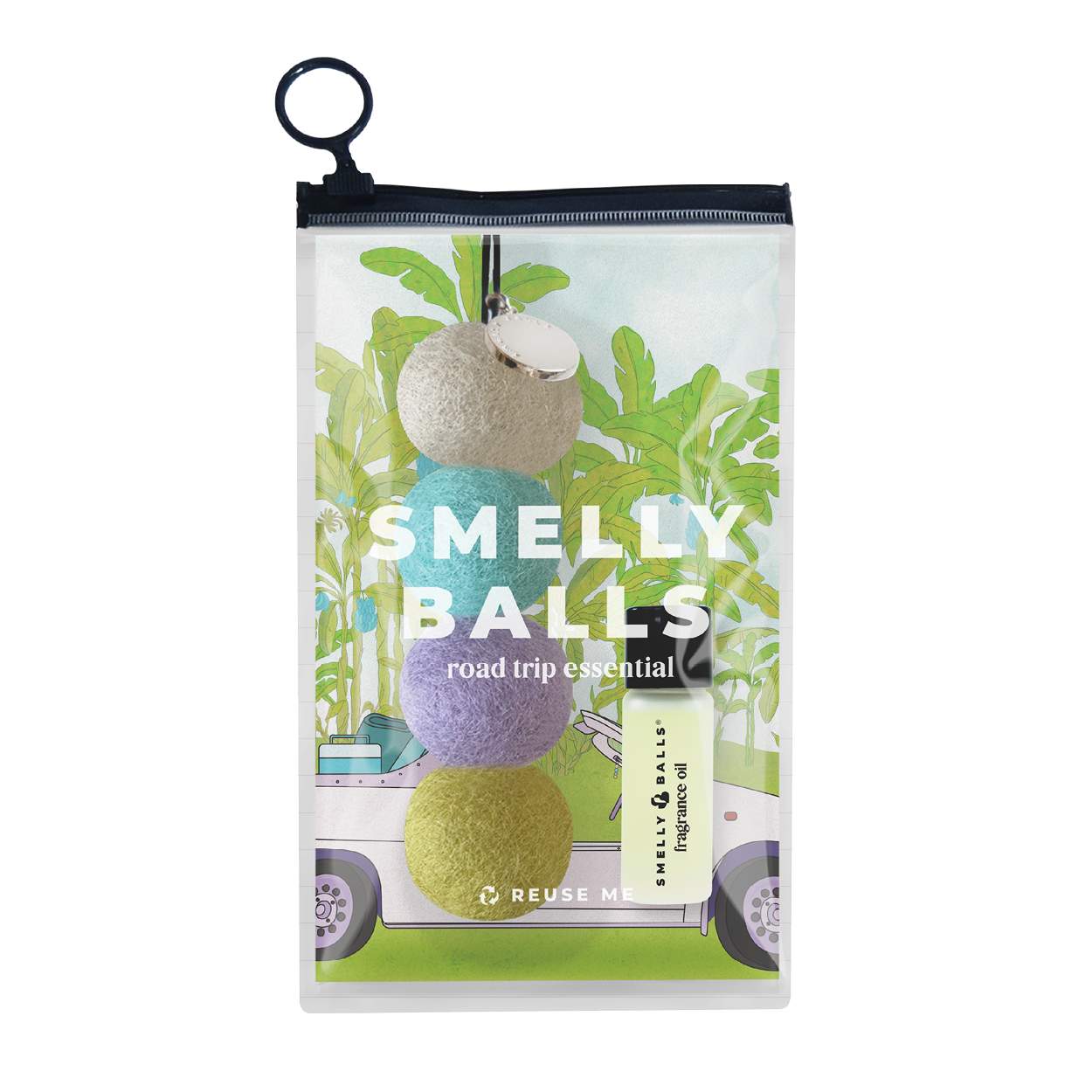 Tropical Smelly Balls Reusable Air Freshener with Brazilian Fragrance