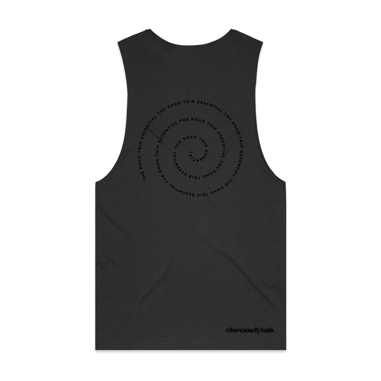 Men’s Trippin’ Balls Singlet - Onyx Ash