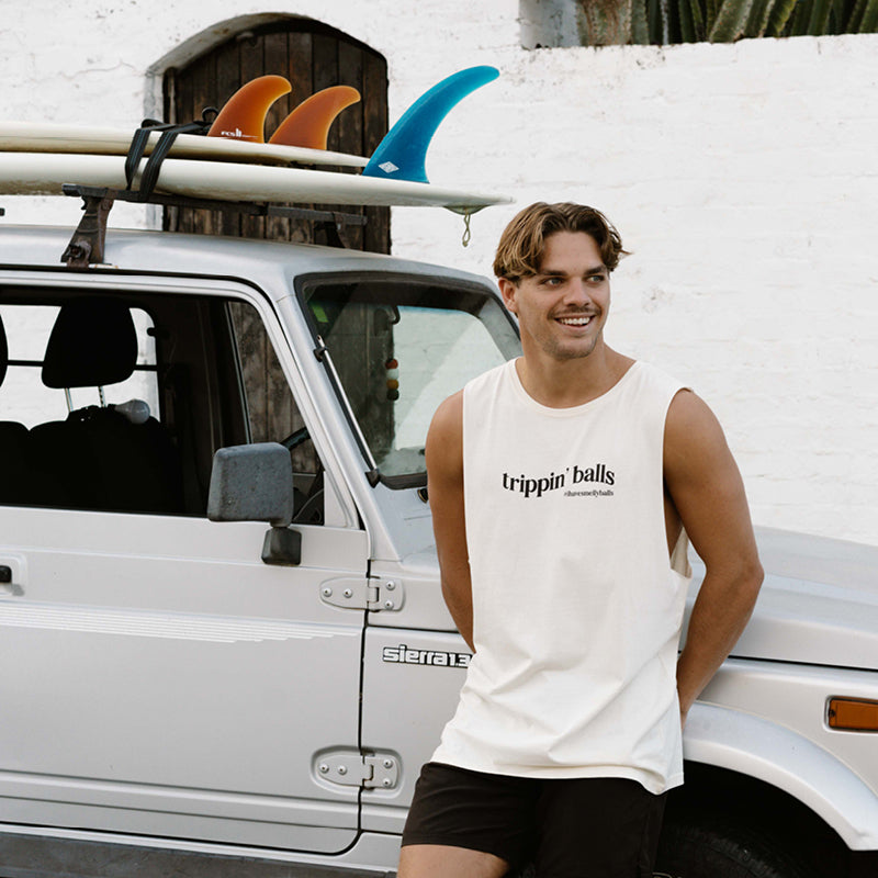 mens road trip singlet