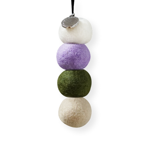 Lilac & Green Car Air Freshener