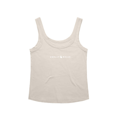 Women's Basic Singlet - White